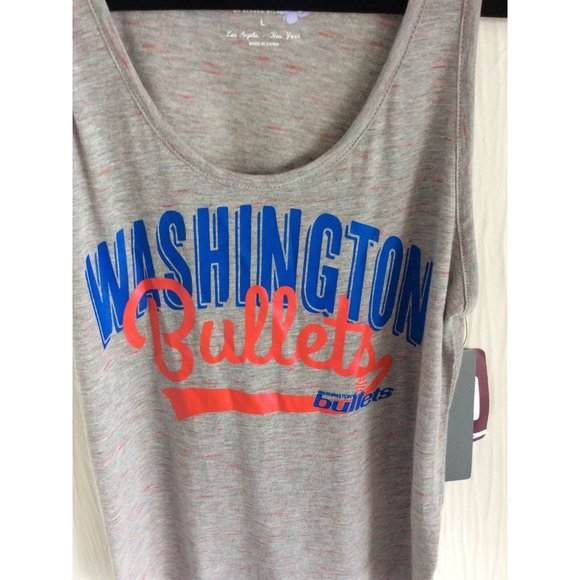 NWT, Washington Bullets, NBA, Women’s Tank, Size L - Picture 2 of 7